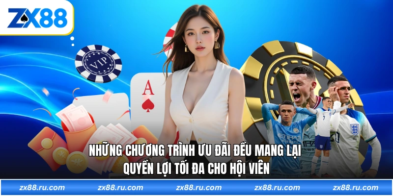 Những chương trình ưu đãi đều mang lại quyền lợi tối đa cho hội viên